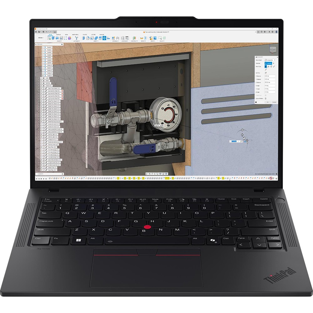 Lenovo ThinkPad P14s Gen 6 AMD Workstation in Black – 21QL0013US