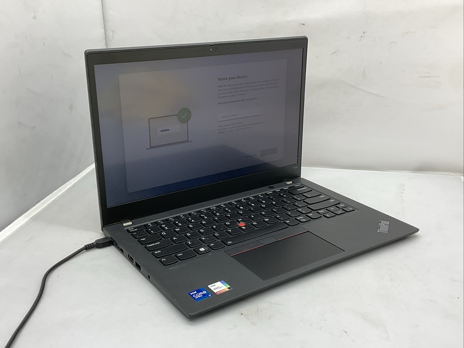 Lenovo ThinkPad T14s Gen 2 – i7-1185G7 – 16GB, 512GB, Win 11 – No Battery, works