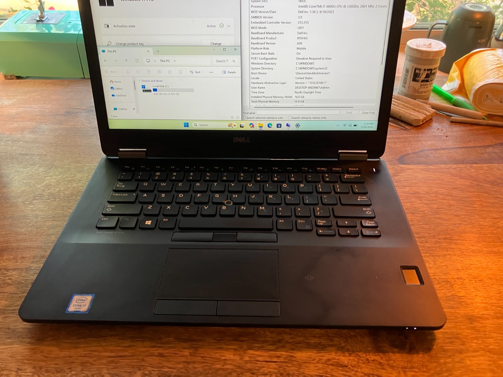 Dell Inspiron 5521 15″ Laptop i5 1.8GHz 8GB RAM 120GB SSD Win 11 Pro Wifi