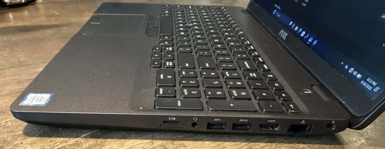 Dell Precision 3541 INTEL CORE I7-9750H 8GB RAM 256GB NVME 15.6 IN QUADRO P620