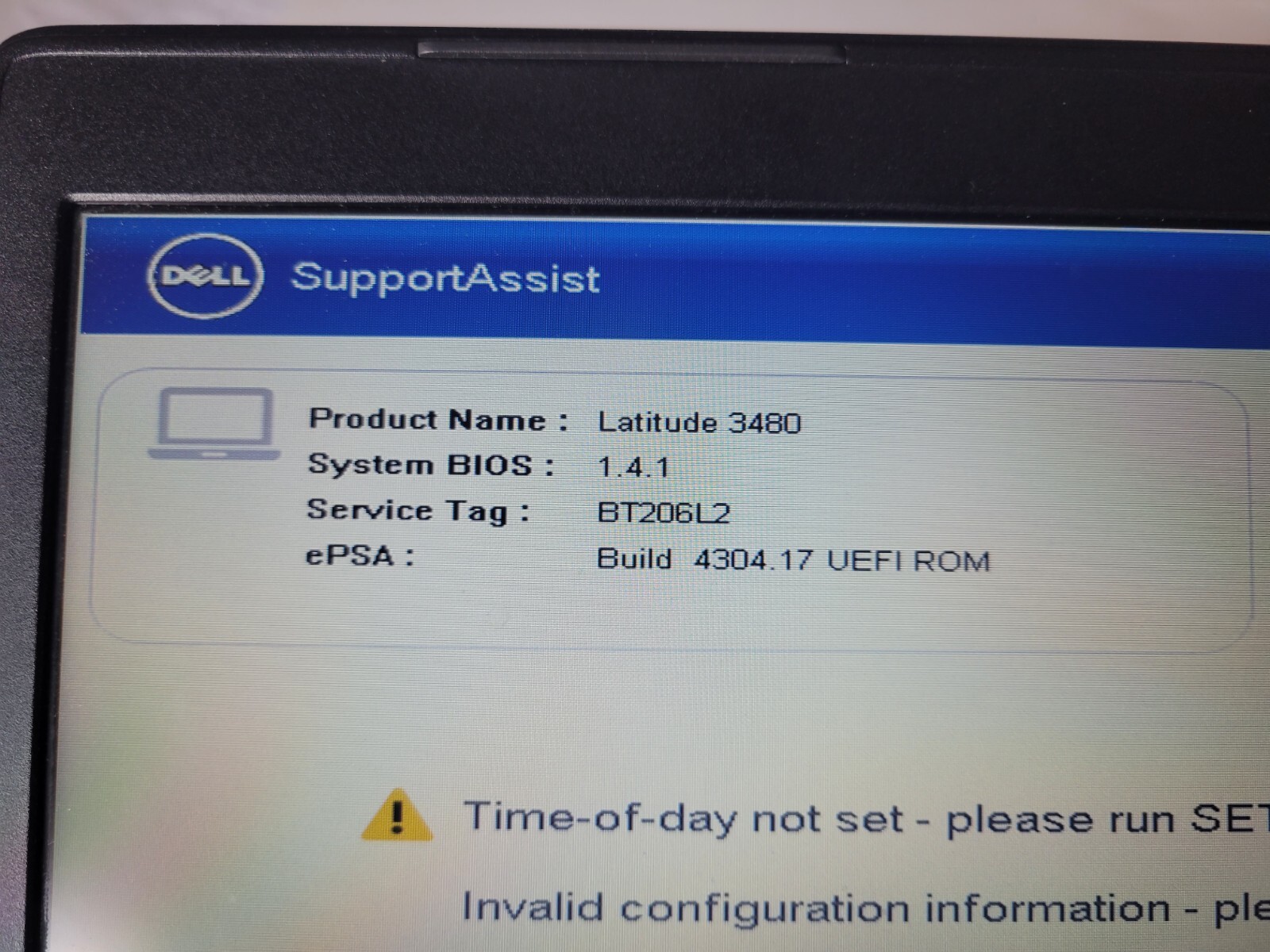 *Damaged Case* Dell Latitude 3480 Intel Celeron 3865U 1.80GHz **No HDD, RAM, AC