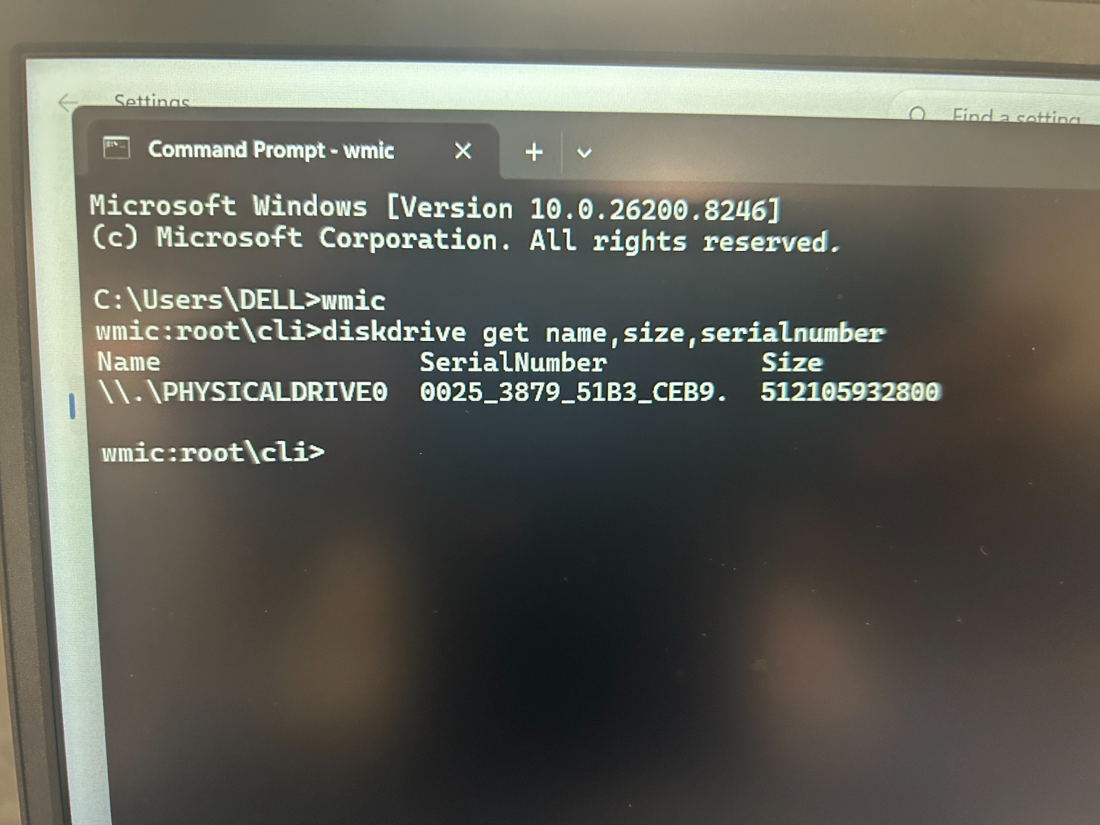 DELL 15 DC15255 G8MK9, AMD Ryzen 7 7730U, 2.00 GHz, 16 GB RAM, 512 GB NVMe SSD