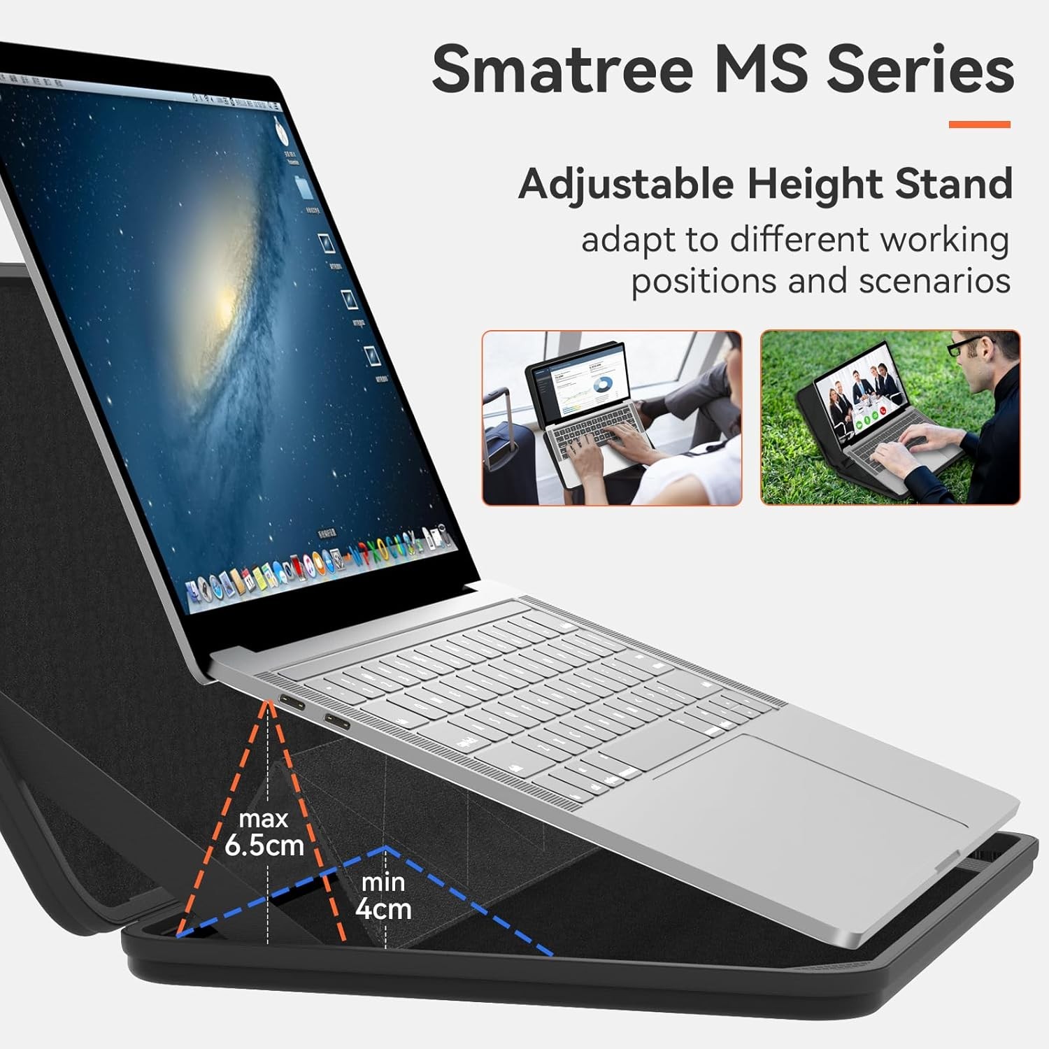 MS91T Hard EVA Protective Sleeve Case with Stand for 16 inch DELL Pro 16 PC16250