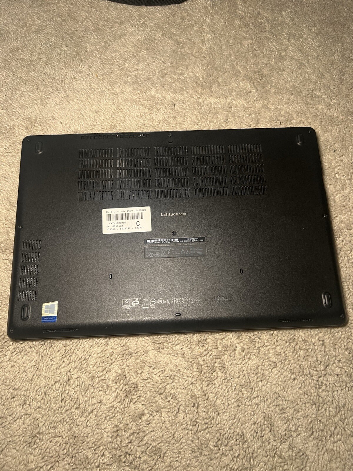 Dell Computer With Bange Backpack