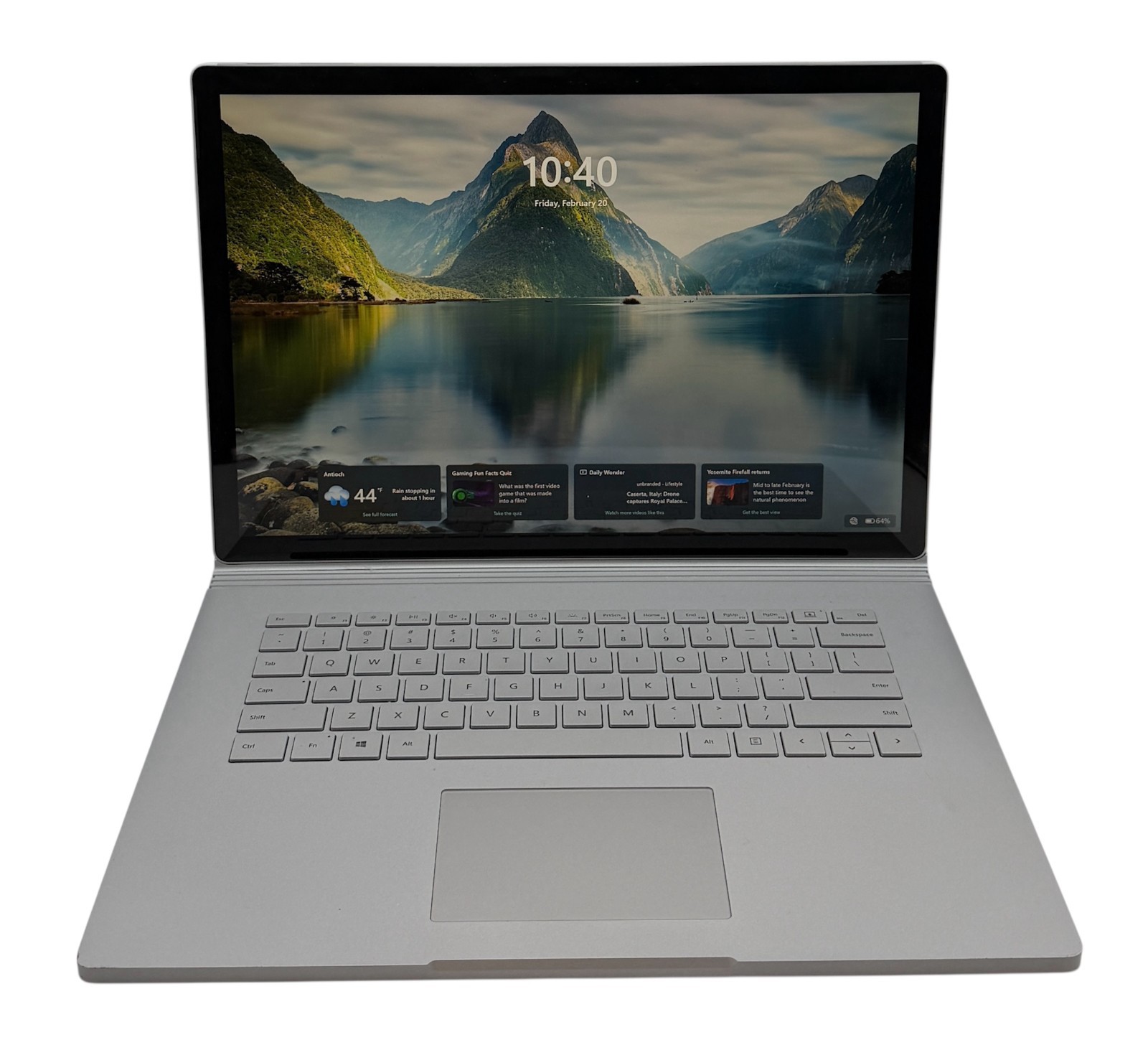 Microsoft Surface Book 2 15″ Intel Core i7, 8650U @ 1.90GHz, 16GB RAM 256GB SSD