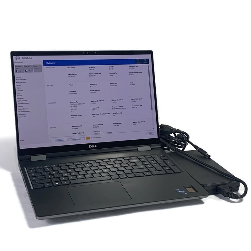 Dell Precision 7680 16″ Laptop i9-13950HX 2.2GHz 32GB 1TB NVMe SSD – Win11
