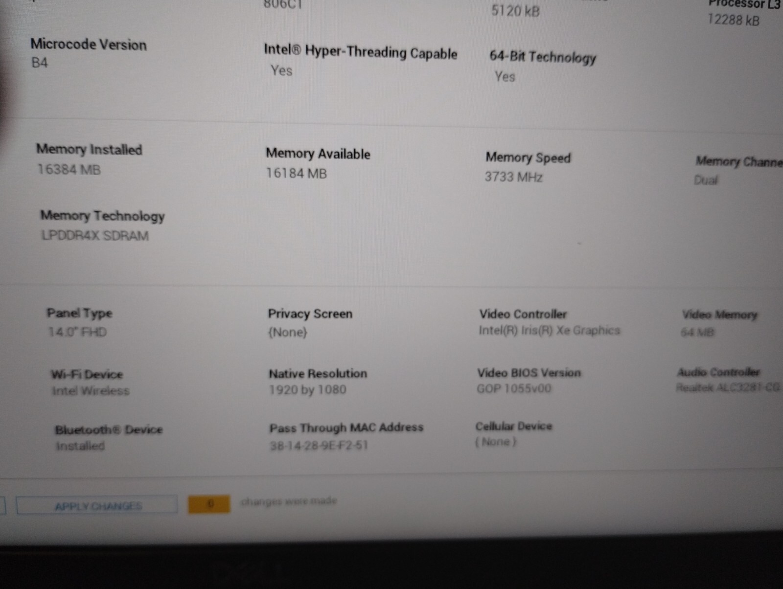 Dell Latitude 7420 14″ FHD 400nits Intel I7-1185G7 16GB/512gb Touch ID Win11Pro