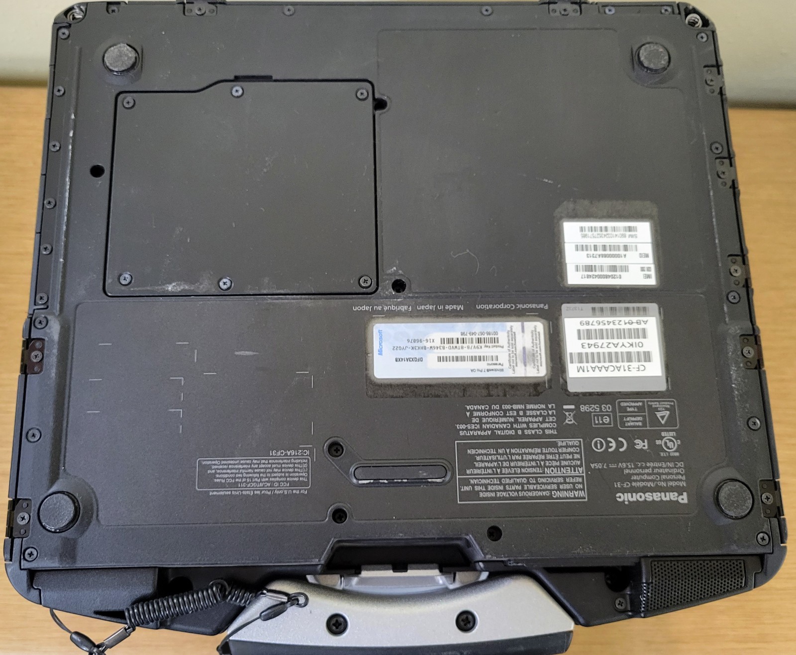 (Lot of 4)Panasonic Toughbook CF-31 i5-5th Gen 2.30GHz 8GB Touch No OS/SSD