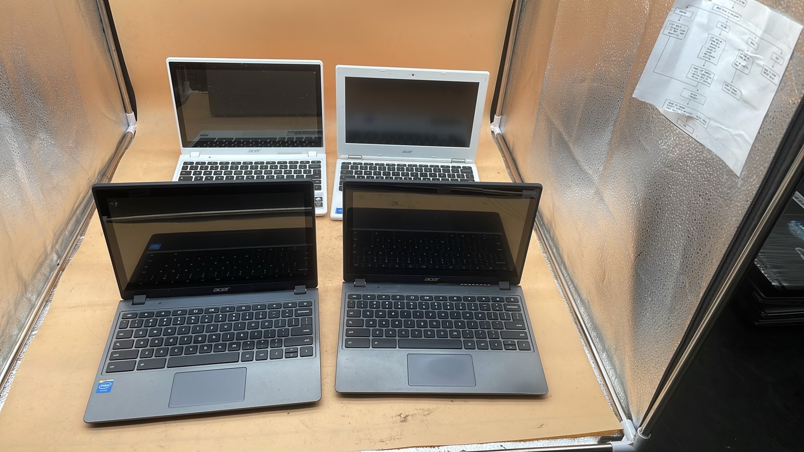 Acer Chromebook C720 ZHN & CB3-131 N15Q10 Intel Laptop Bundle Lot of 4