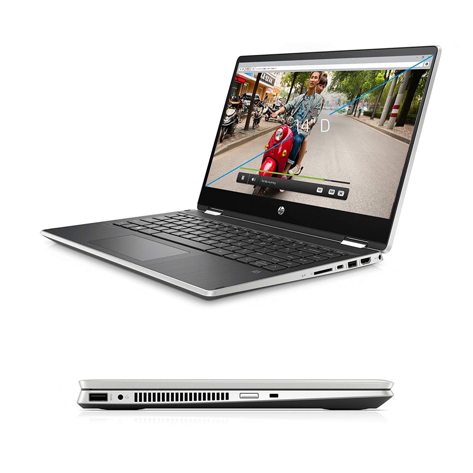 HP Pavilion x360 14-dh2011nr 14″ 1920×1080 Intel i5-1035G1 8GB 512GB SSD Win 10