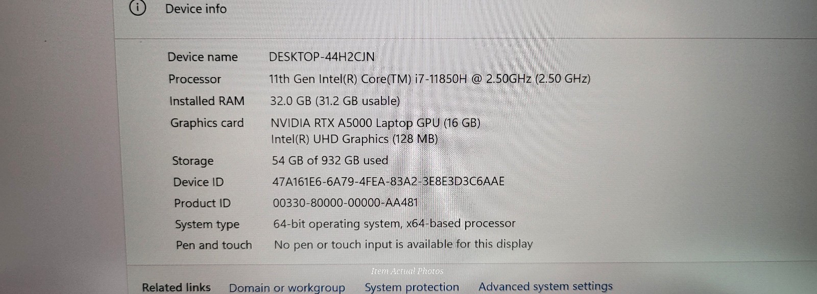 DELL PRECISION 7760 i7-11850H ⭐32GB RAM⭐ 1TB SSD 4K RTX A5000 11 Pro