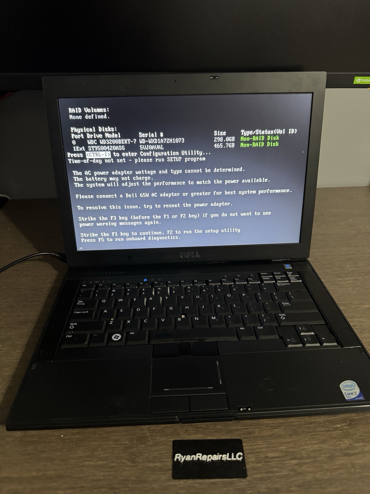 Dell Latitude E6400 Laptop 14″ Intel Core 2 Duo 4GB RAM 500Gb HDD Windows 7