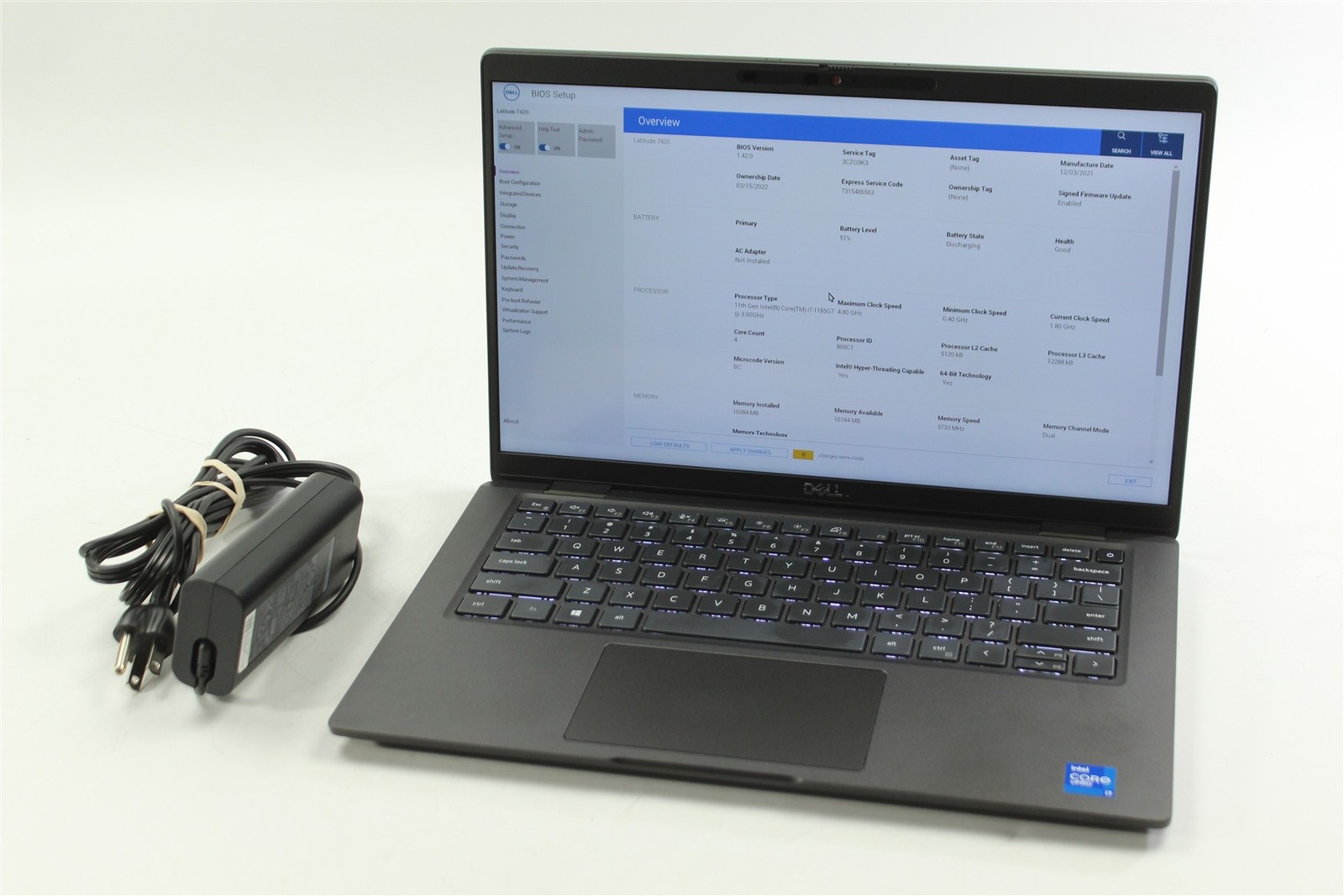 Dell Latitude 7420 14″ FHD Touch i7-1185G7 3.0GHz 256GB SSD 16GB RAM W11P