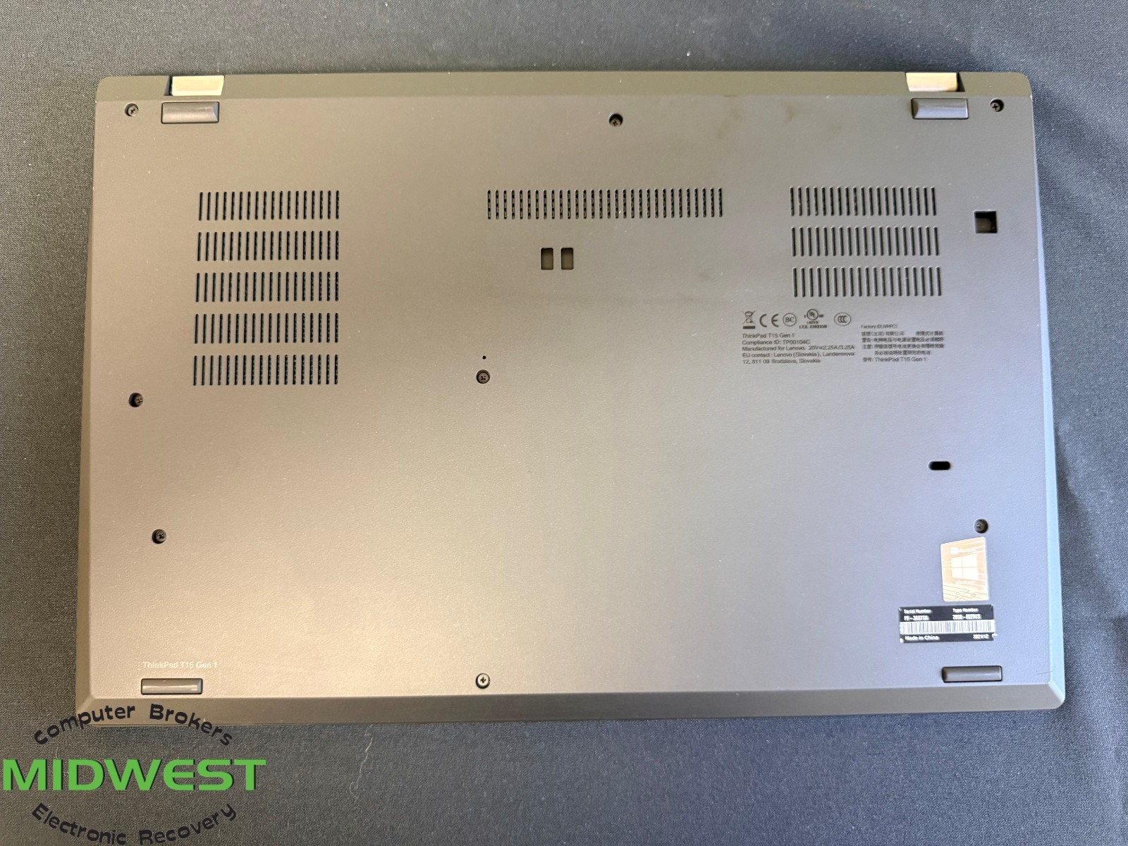 Lenovo ThinkPad T15 Gen 1 i5-10210U 1.6GHz 8GB 256GB SSD (Parts – See Desc.)