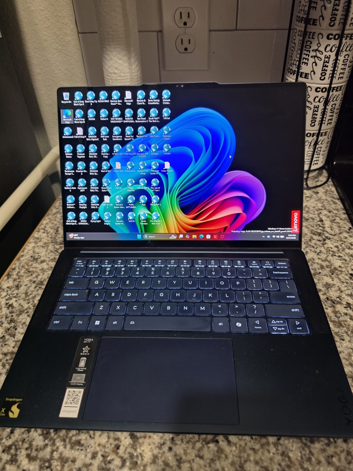 Lenovo Yoga Slim 7x 14.5 QHD+ TOUCH 3.42 GHz Snapdragon X Elite 16GB 512GB SSD