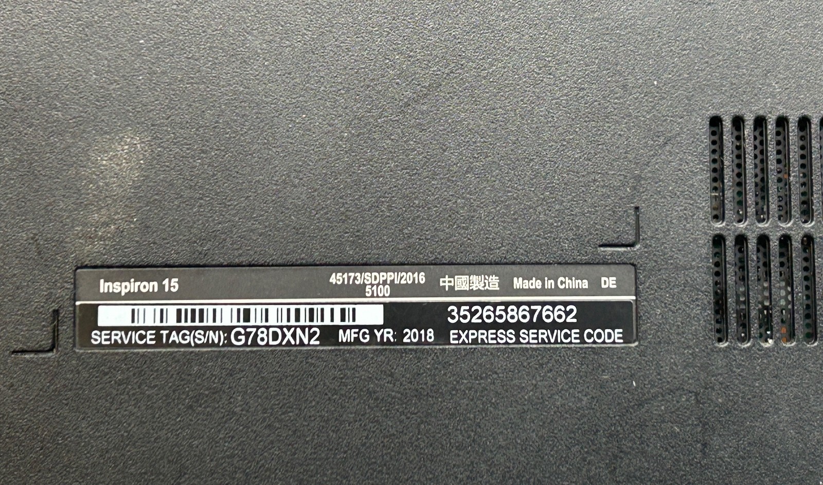 Dell Inspiron 15 3567 Laptop i5-7200U 2.50GHz 8 GB RAM 250 GB HDD Win 11 Home