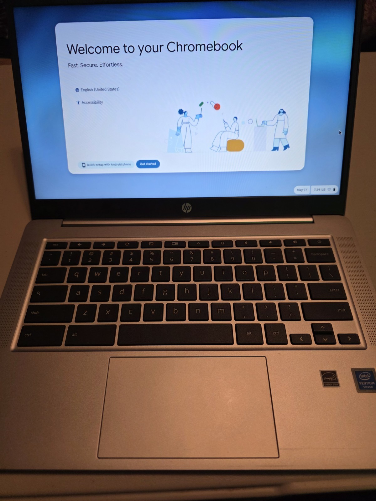 HP 14a-na0031wm 14 inch (64GB) Chromebook