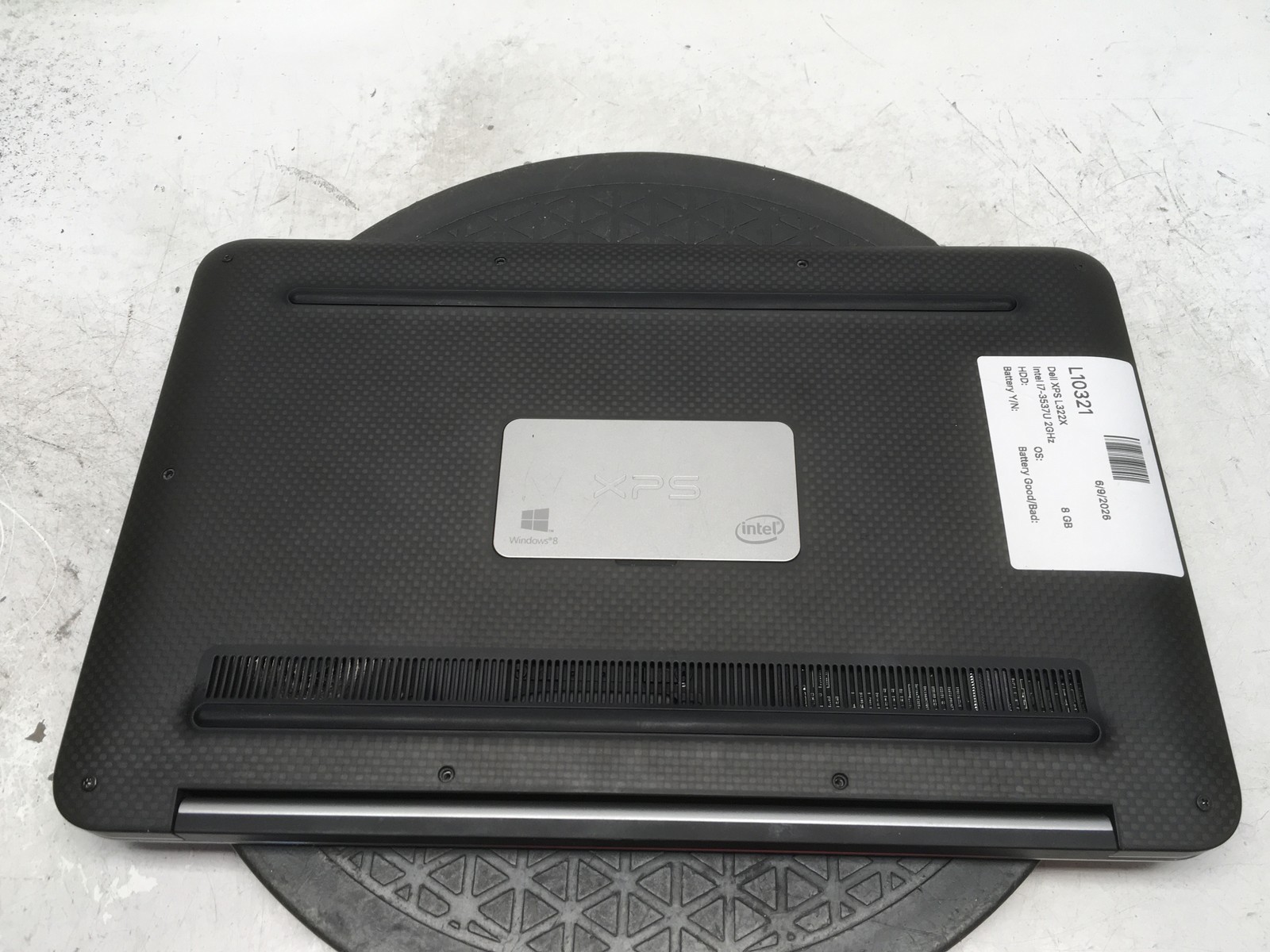 Dell XPS L322X Intel i7-3537U 2GHz 8 GB NO HDD No Batt