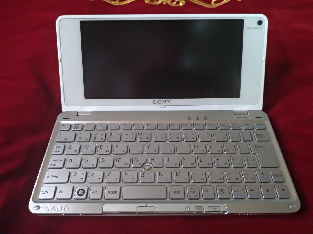 SONY VAIO type P VGN P90S HDD 60GB RAM 2G OS Windows 10 Intel Atom Z520 Retro