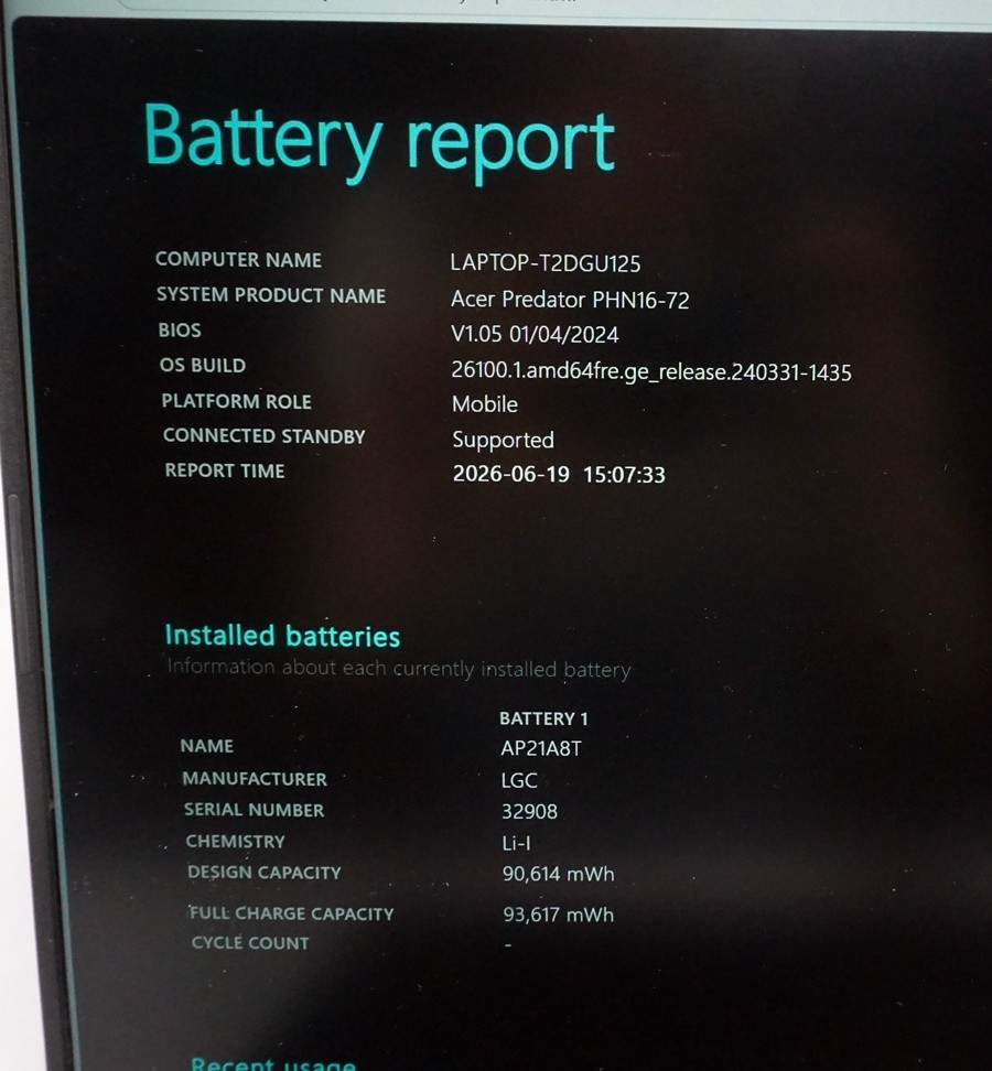 Acer Predator Helios Neo 16 FHD+ i9-14900HX 2.2GHz 16GB RAM 1TB SSD RTX 4060