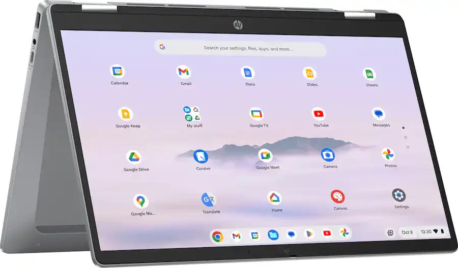 HP – 14″ 2-in-1 Full HD Touch-Screen Chromebook Plus Laptop – Free Shipping