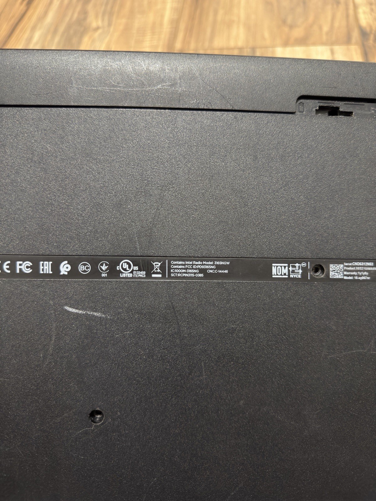Broken For Parts HP 15-AY067NR Laptop Computer 15.6″ i5-6200U READ DESCRIPTION!!