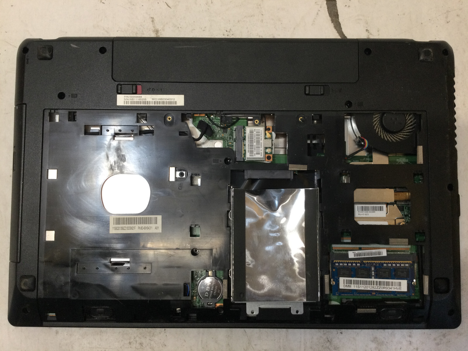 LENOVO G580 – FOR PARTS/NO POWER – INTEL I3 – 4GB RAM – READ DESCRIPTION – BB!!!