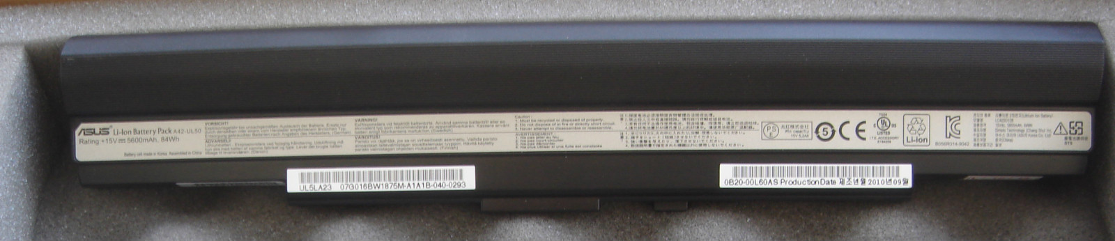 Original ASUS A42-UL50 UL30A UL30AT UL30JT UL30VT Genuine Battery