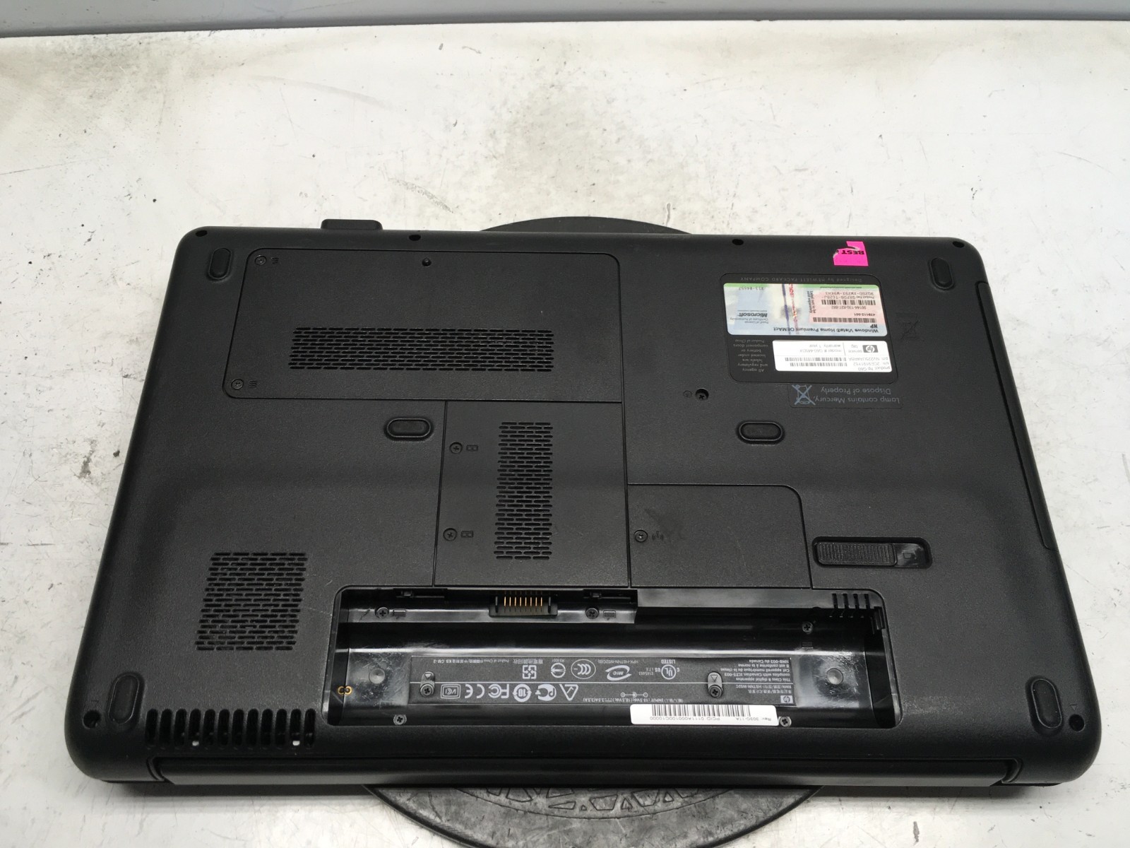 HP G60-445DX AMD Turion RM-75 2200MHz 3 GB NO HDD