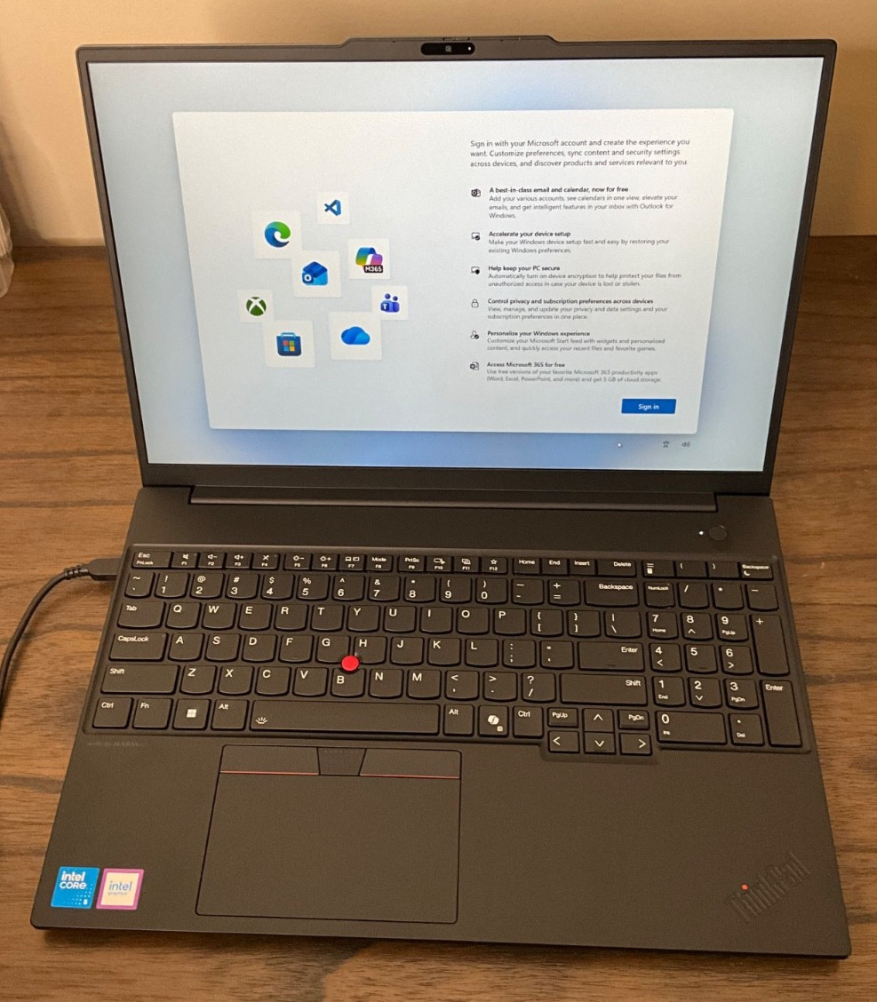 Lenovo ThinkPad E16 Gen 3 Intel – 16ʺ – including Premier Support