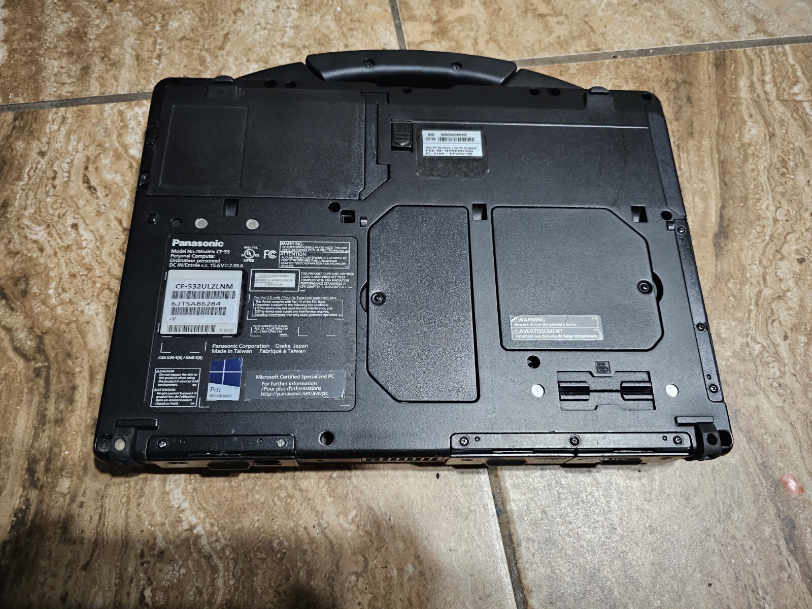 LOT OF 7 CF-53 MK4 GPS 3-TOUCH & 5-NONTOUCH🔹i5-4310U 2.0✔️8GB✔️320GB✔️WIN10P64