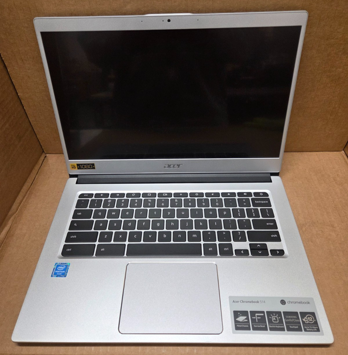 Acer CB514-1HT Chromebook 14″ Intel N4200 1.10GHz 8GB RAM 64GB eMMC NX.H1LAA.003