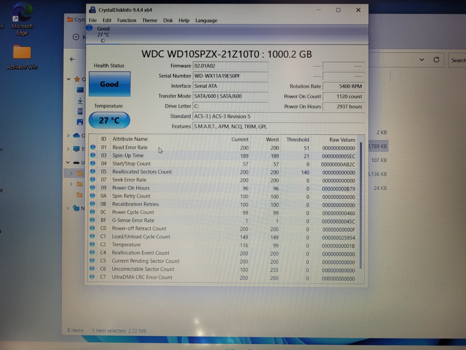 Acer aspire E5-576 16.6″ i3-8130u 2.2ghz 6gb ram 1tb hdd NXGRYAA0019180BC847600