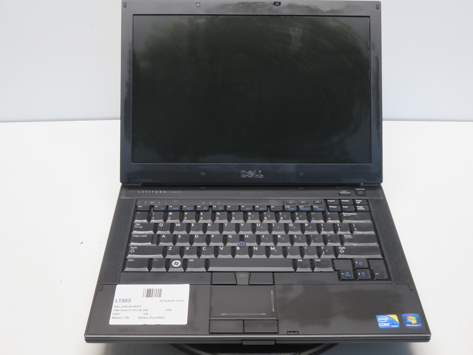 Dell Latitude E6410 Intel Core i5 CPU M 560 @2.67GHz 2GB NO HDD No Batt
