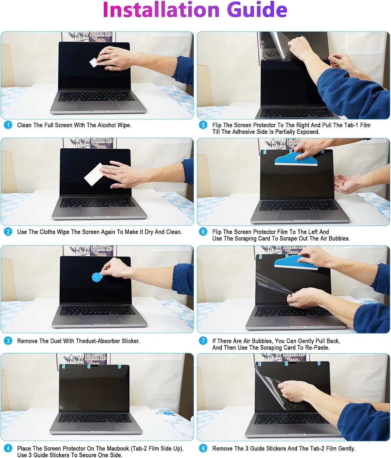 Privacy Screen Filter for MacBook Pro 13″ (2016-2022, M1, M2) & Air 13″ (2018-20