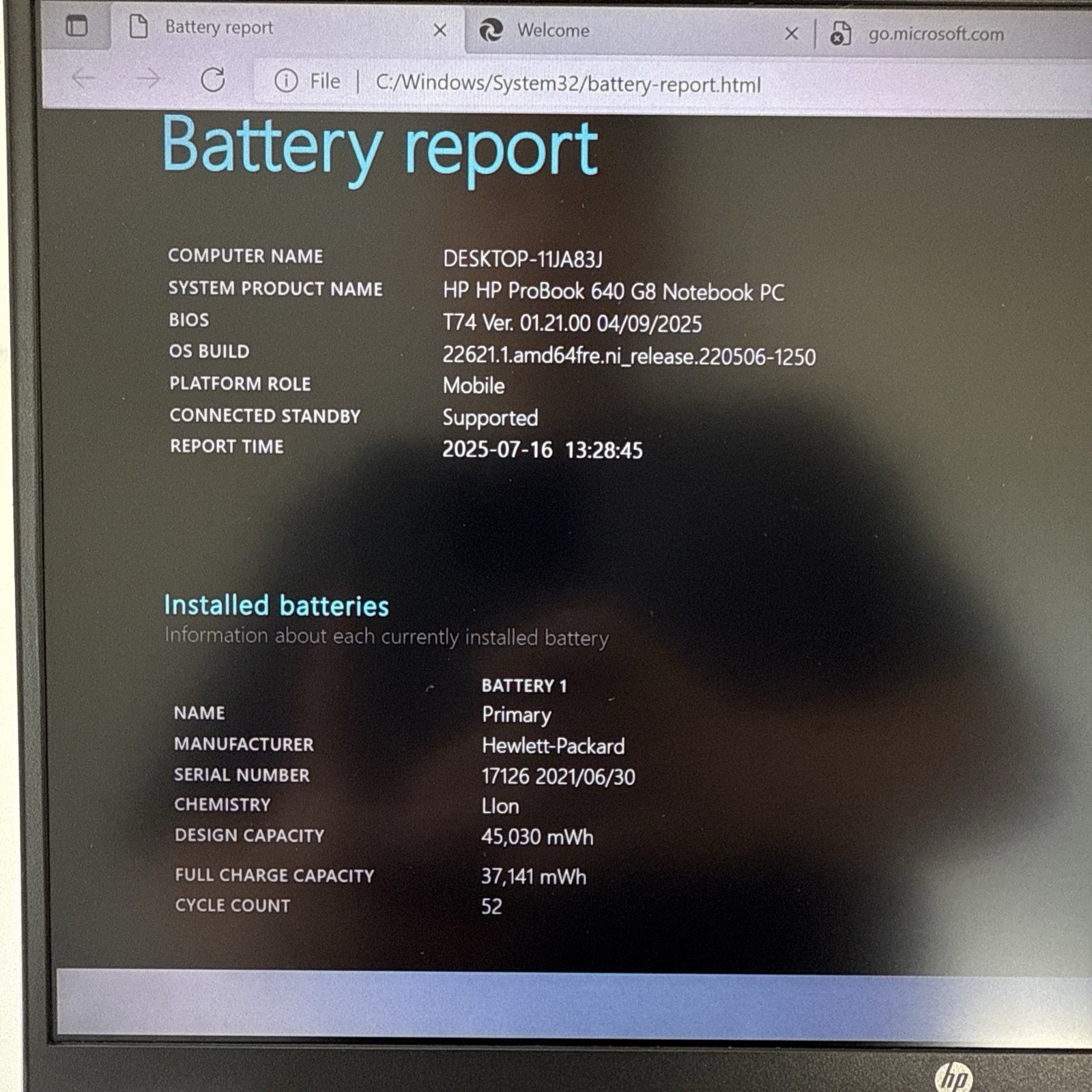 HP ProBook 640 G8 14″ FHD Intel Core i7-1185G7 512GB NVMe SSD 32GB RAM Win 11 Pr