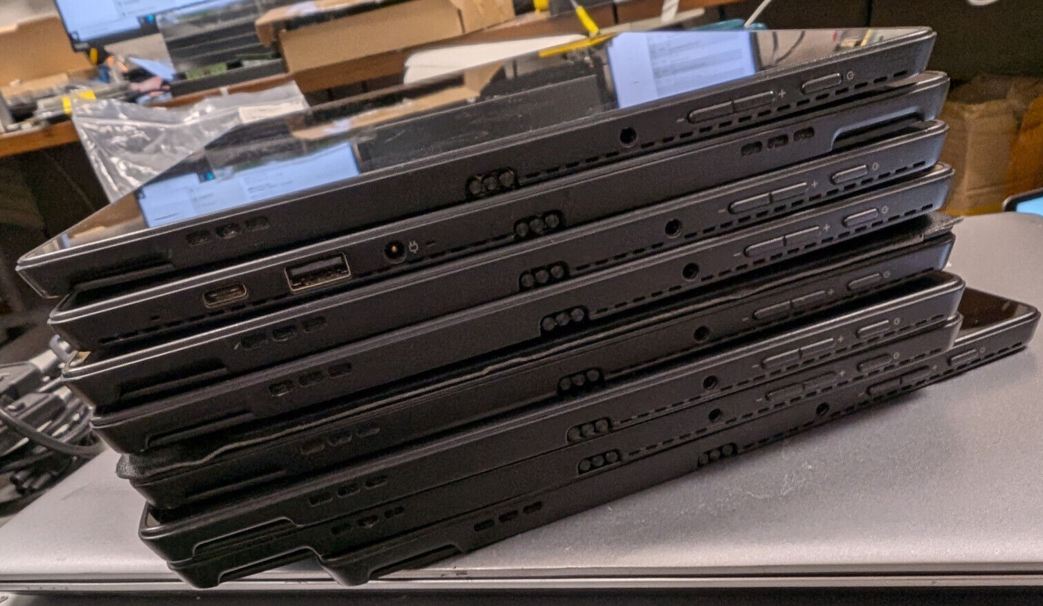 Lot Of 8 Lenovo 12.2″ Ideapad Miix 510-121sk i5 & i7 nohdd noos Boots to Bios