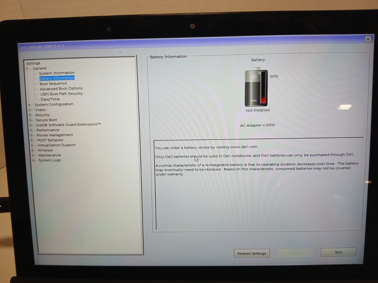 Dell Latitude 5290 2-in-1 i5-8250U 8GB RAM NO OS/SSD. NO BATTERY! #97