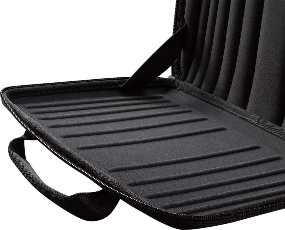 13.3″ Molded Laptop Sleeve (QNS-113-BLACK) for Laptops, One-Size, Black Color
