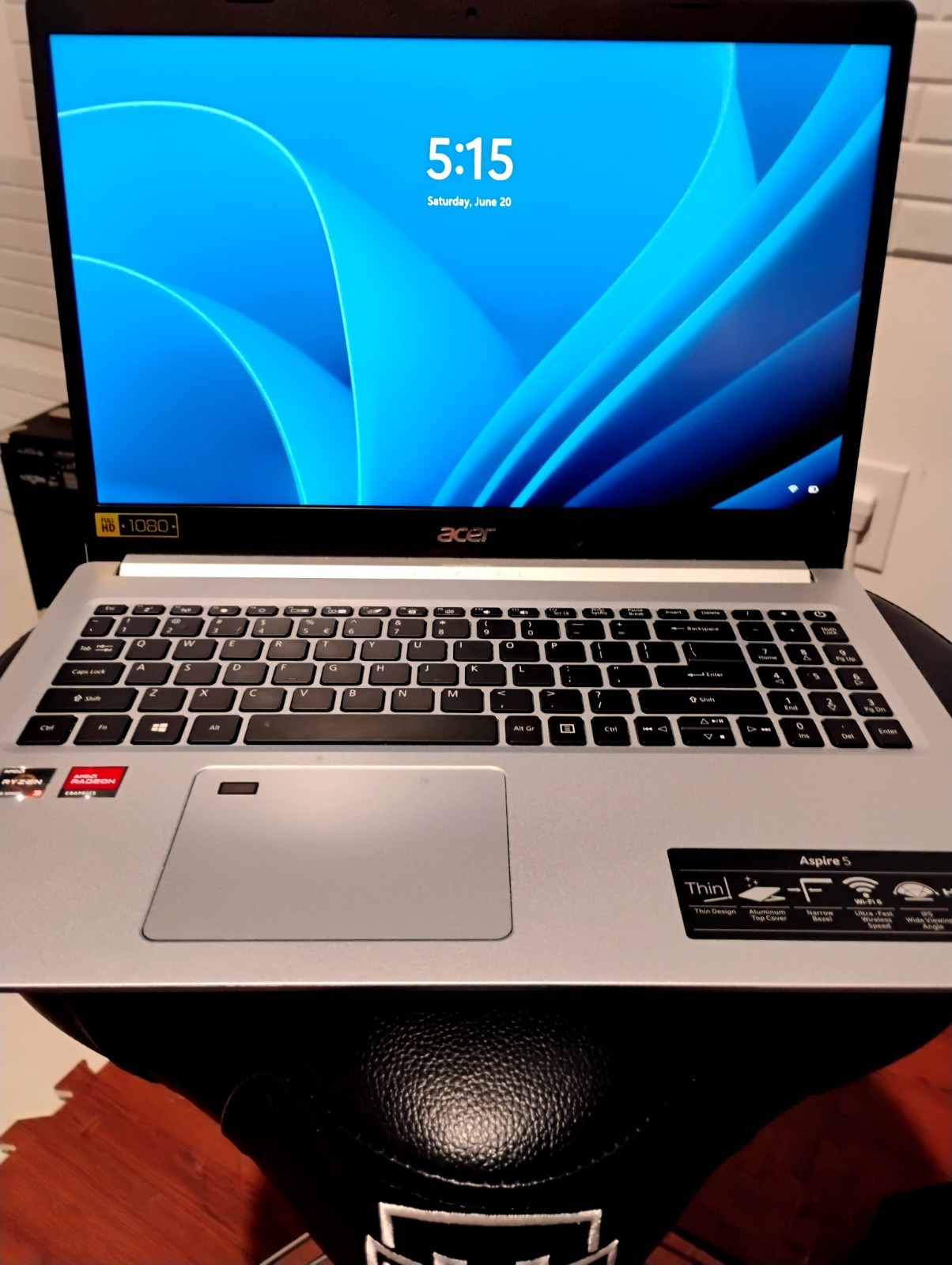 Acer Aspire 5 15.6″ (1TB SSD, AMD Ryzen 5 5500U, 2.10 GHz, 20GB) Laptop – Pure