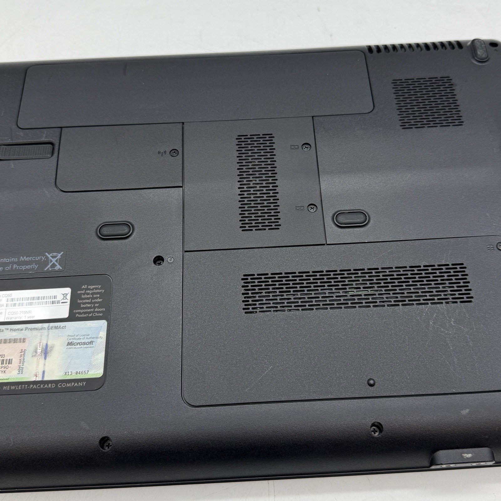 HP COMPAQ PRESARIO CQ50 – BOOTS TO BIOS – AMD ALTHON X2 – 2GB RAM – Q11