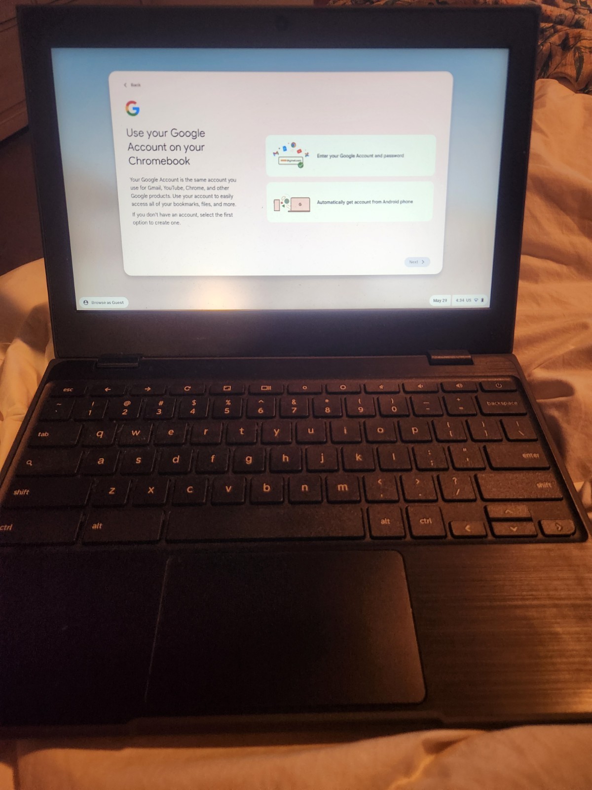 Lenovo Chromebook 11.6in Intel Celeron N Black Chrome OS Webcam USB-C