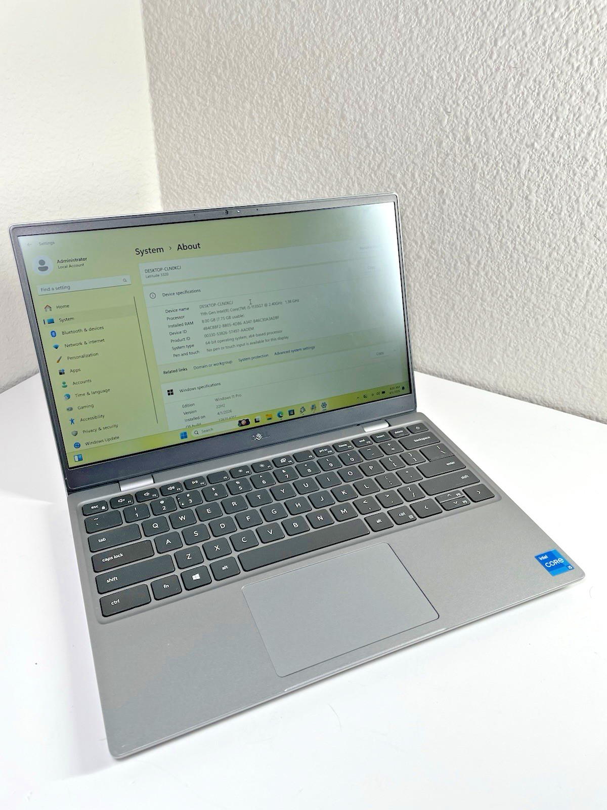 DELL Latitude 3320 i5-1135G7 2.4GHz 8GB RAM 128GB NVMe Win11Pro