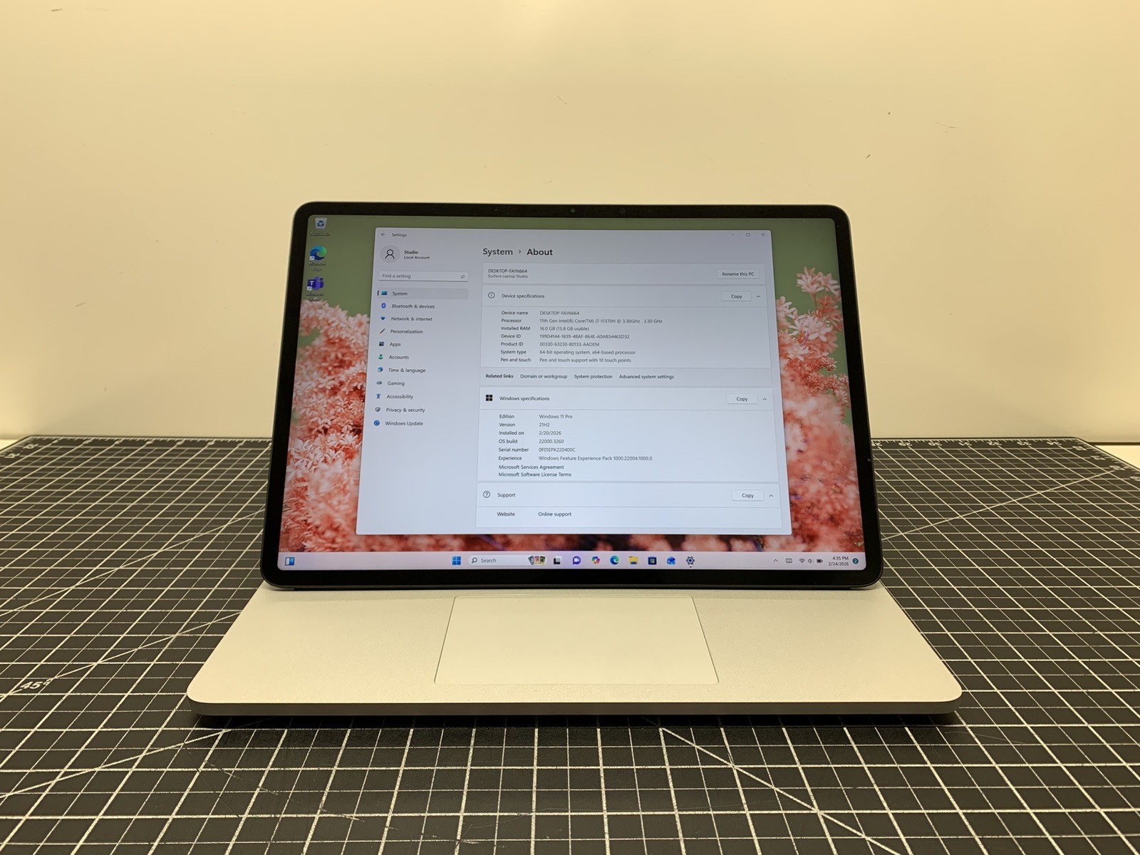 Microsoft Surface Studio 1964 Core i7 11th Gen | 512GB SSD, Windows 11 | #P221