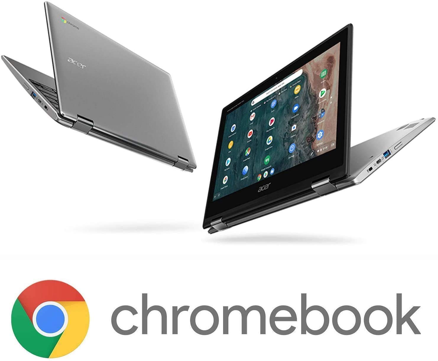 acer 11.6″ Touchscreen Convertible Spin 311Chromebook Laptop 32GB Storage Silver