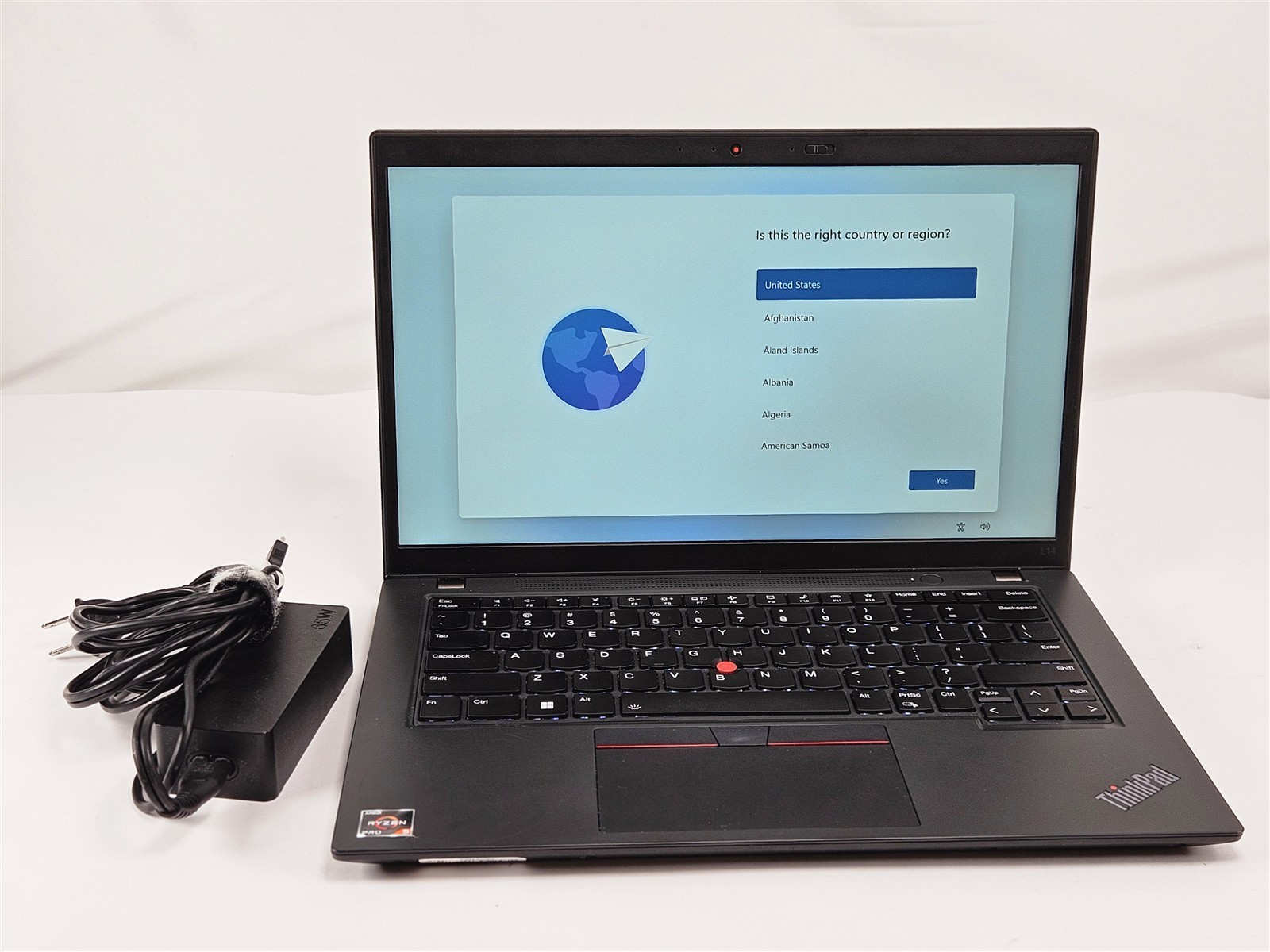 Lenovo 14″ ThinkPad L14 Gen 4 AMD Ryzen 5 Pro 7530U 16GB 256GB SSD No OS Laptop