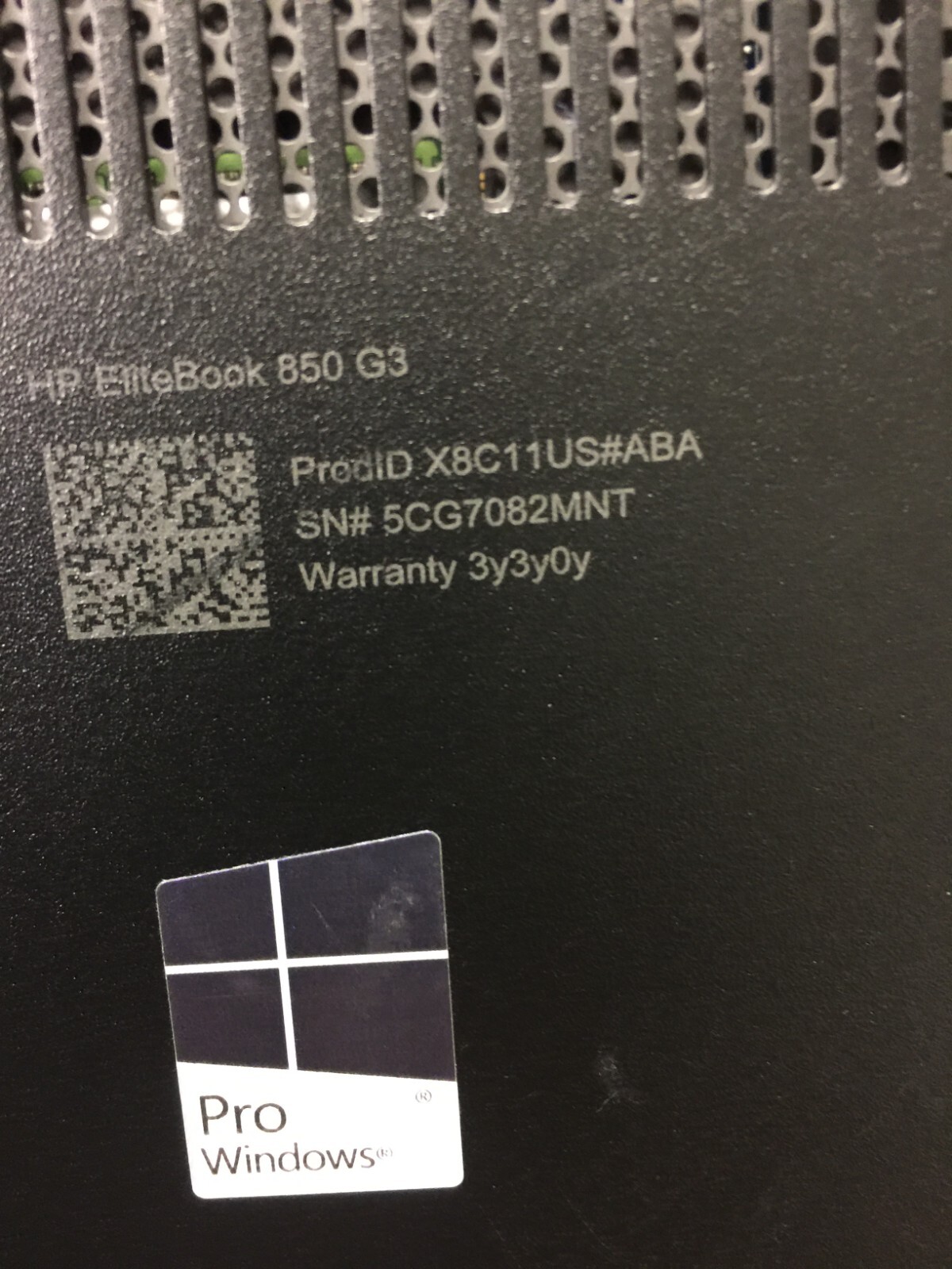 HP EliteBook 850 G3 15.6″ 256GB Core i5 6th gen 2.40GHz 8GB RAM WIN 11 PRO