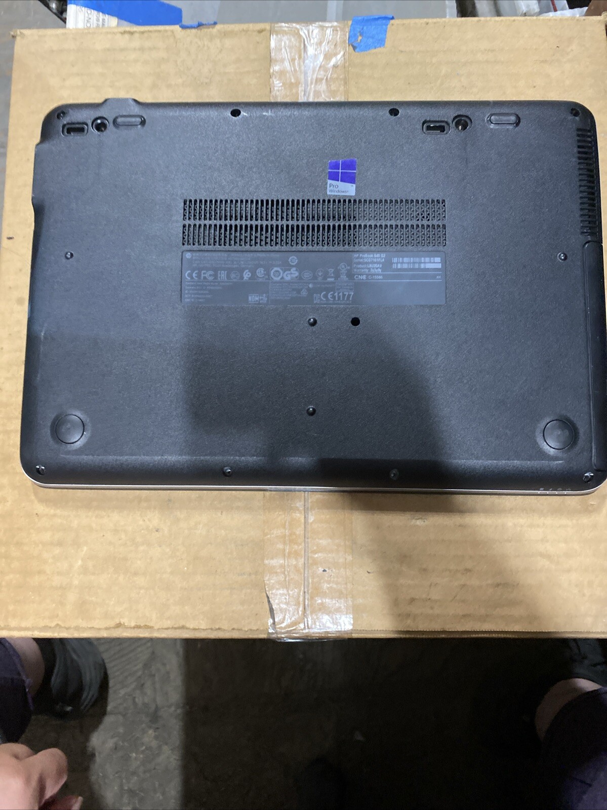 HP PROBOOK 640 G2 INTEL CORE i7-6600U 2.60GHZ 8GB RAM **BIOS L0CKED/ NO BATTERY