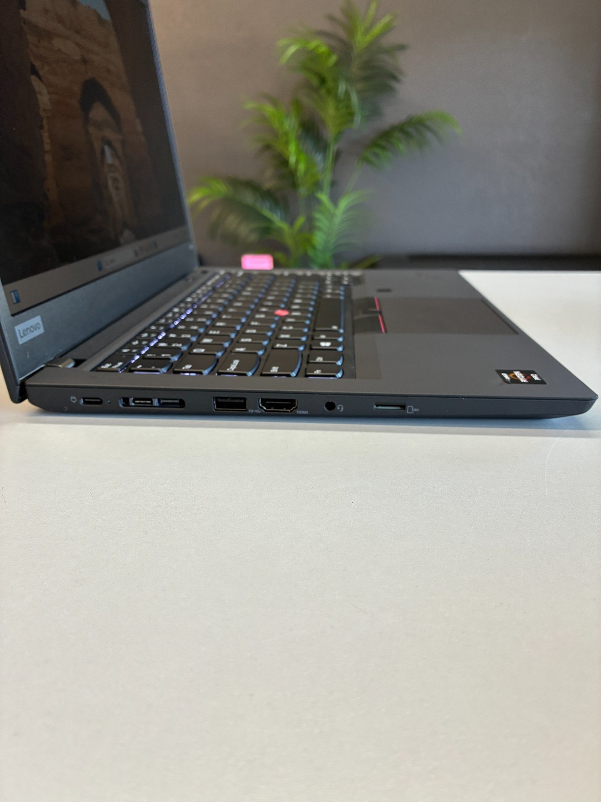 Lenovo ThinkPad T495: Screen 14″ / Ryzen 7 3700U / RAM 24Gb / SSD 512Gb / Win 11