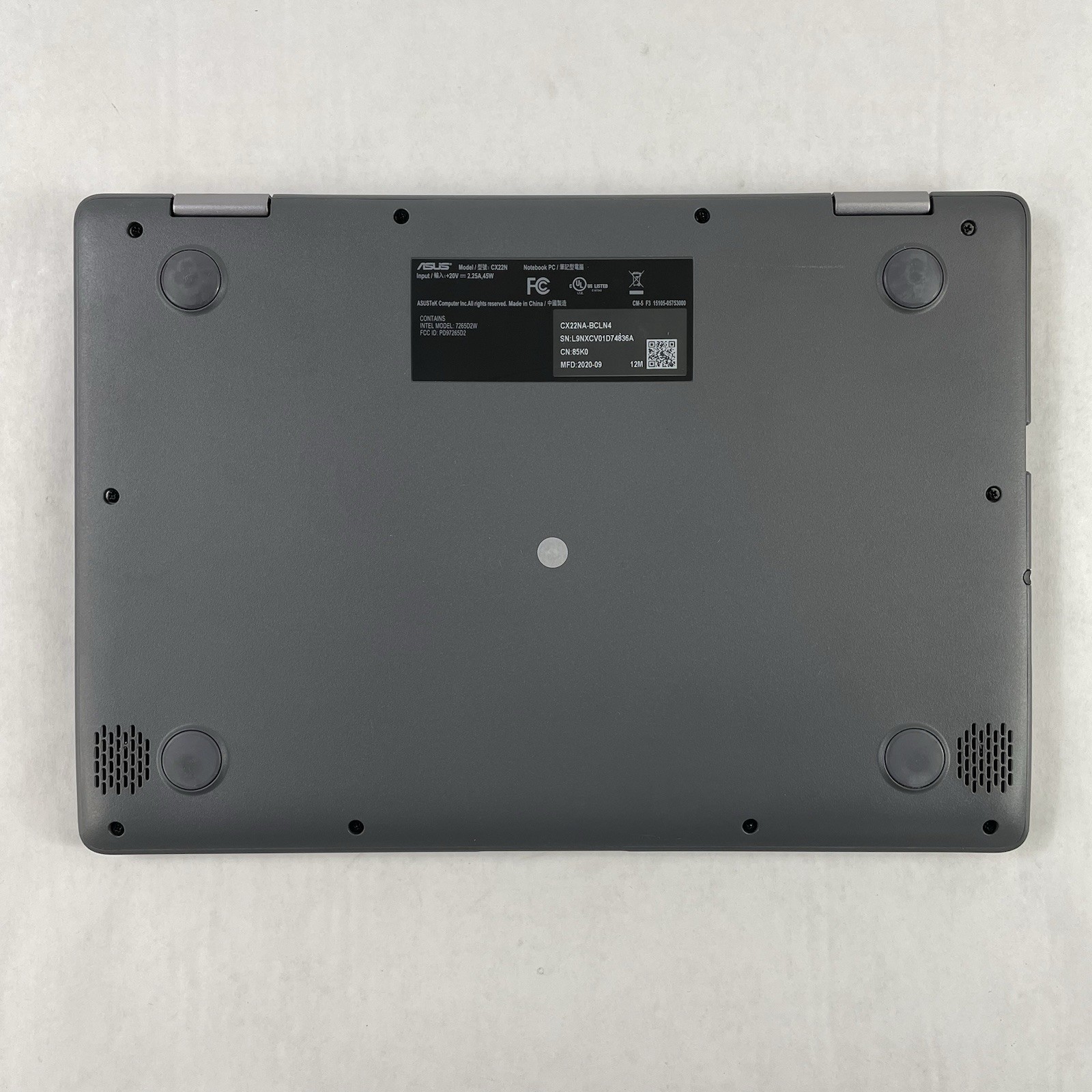 Asus NoteBook CX22N 11.6″ Celeron N3350 1.10 GHz 4 GB RAM 16 GB SSD